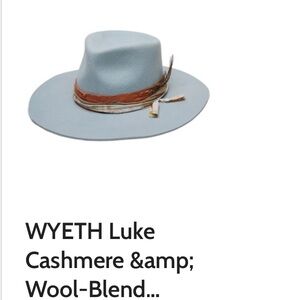 NWT - Wyeth by Todd Magill Blue Fedora Hat